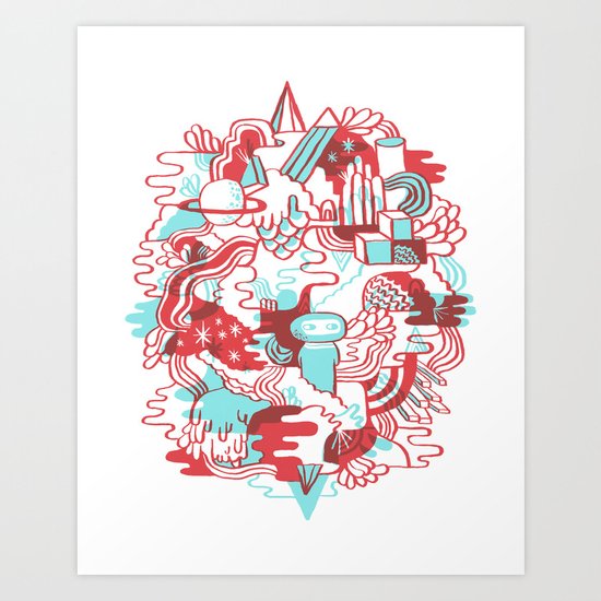 Space Deluxe Art Print