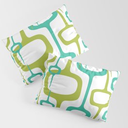 Mid Century Modern — Organic Abstract Honeycomb Pattern Pillow Sham