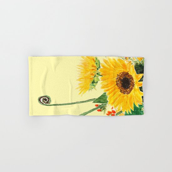 sunflower Hand & Bath Towel