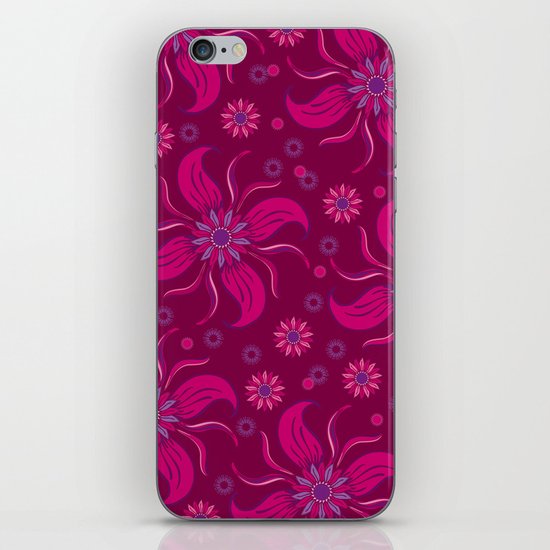 Floral Obscura Wine iPhone & iPod Skin