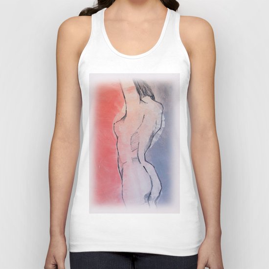 nude 01 Unisex Tank Top