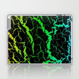 Cracked Space Lava - Rainbow RYGCB Laptop Skin