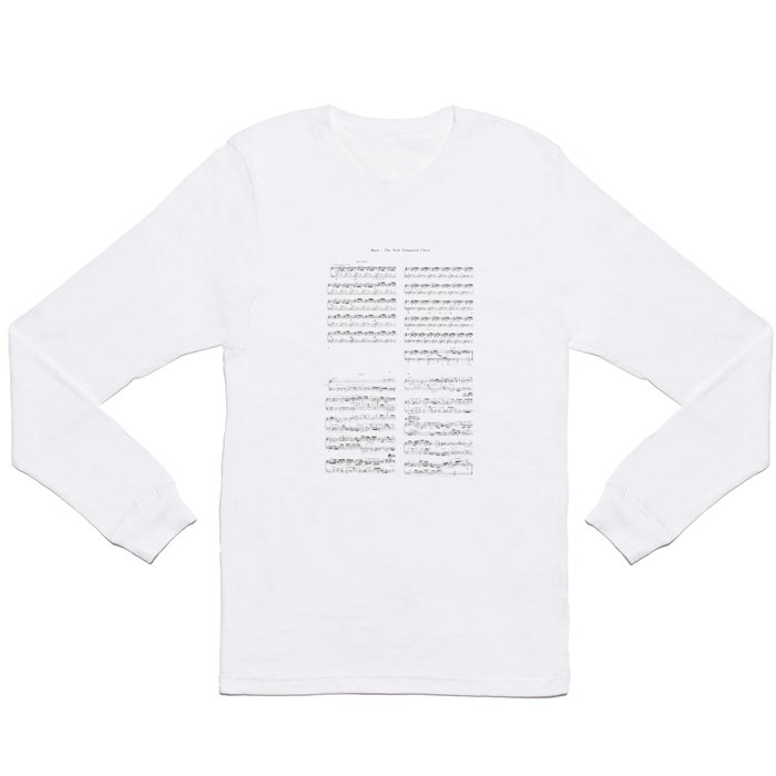 well-tempered clavier Long Sleeve T Shirt