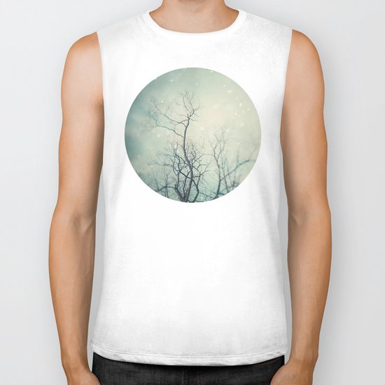 Winter Poem Biker Tank