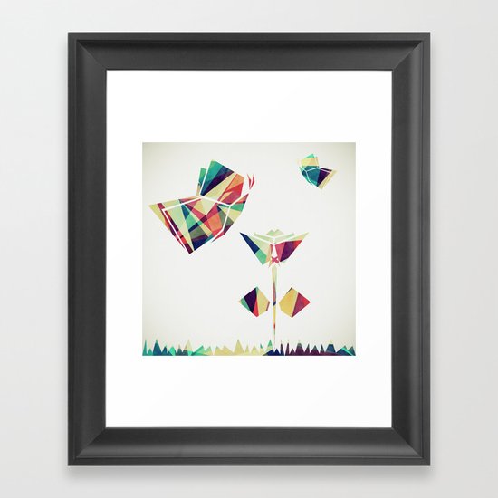 Spring Illustration Framed Art Print