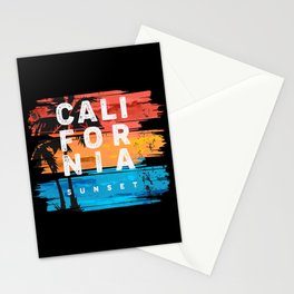 California Sunset Stationery Card
