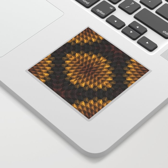 Abstract pattern manipulation Sticker