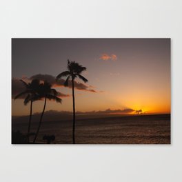 Maui Sunset Canvas Print