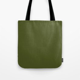 Army Green- solid color Tote Bag