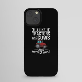 Tractor Farmer Driver Kids Seat iPhone Case