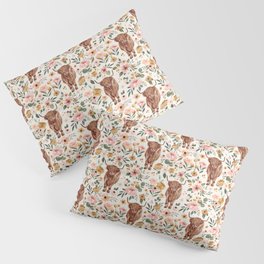 Cate & Rainn® Charlotte Floral Highland Cow Pillow Sham