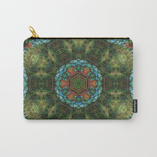 Tropical vine mandala Carry-All Pouch