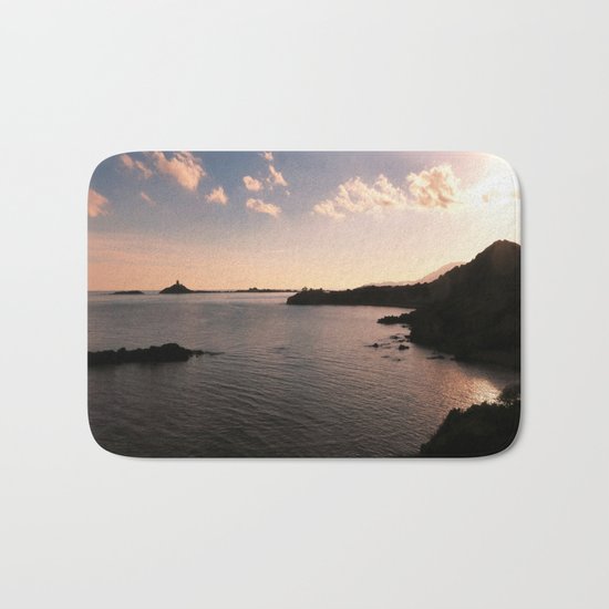 sunset in Sardinia Bath Mat