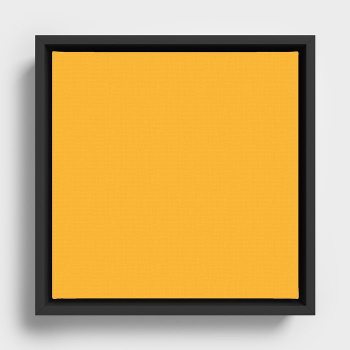 light marigold Framed Canvas