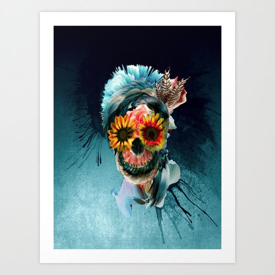 Skull Women Art Print