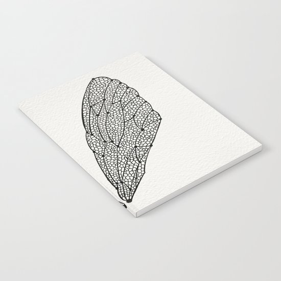 Black Cicada Wings Notebook