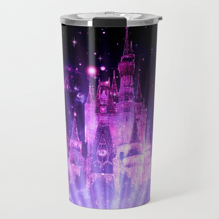 Purple Enchanted Castle Travel Mug