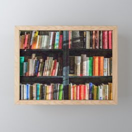 library books Framed Mini Art Print