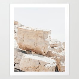 Stone Photo Art Print | Natureprint, Artprint, Digital, Homedecor, Bohoprint, Mediterranean, Stoneprint, Beachstone, Mediterraneanprint, Photo 