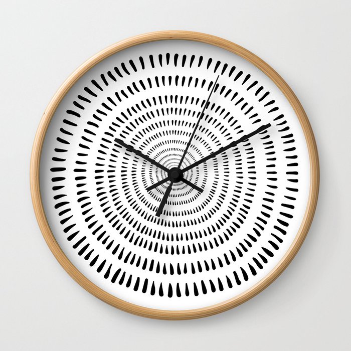 Fjorn on white Wall Clock