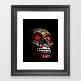 Colorful Calavera for the Day of the Dead Framed Art Print
