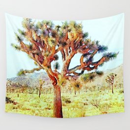 Joshua Tree VG Hills by CREYES Wall Tapestry