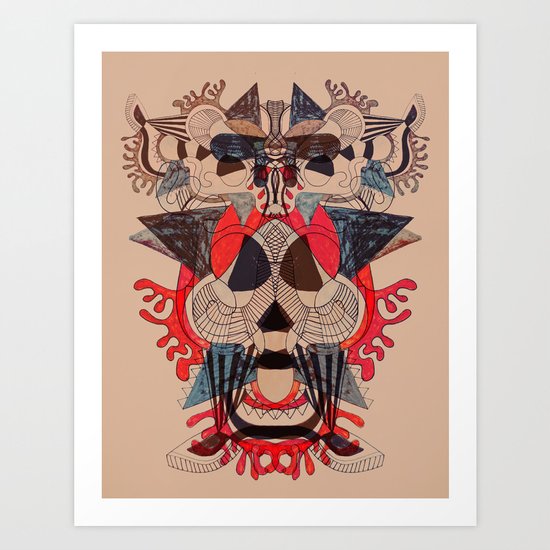 illustrated dreams Art Print