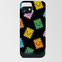 Colorful LSD cartoon seamless pattern illustration iPhone Card Case
