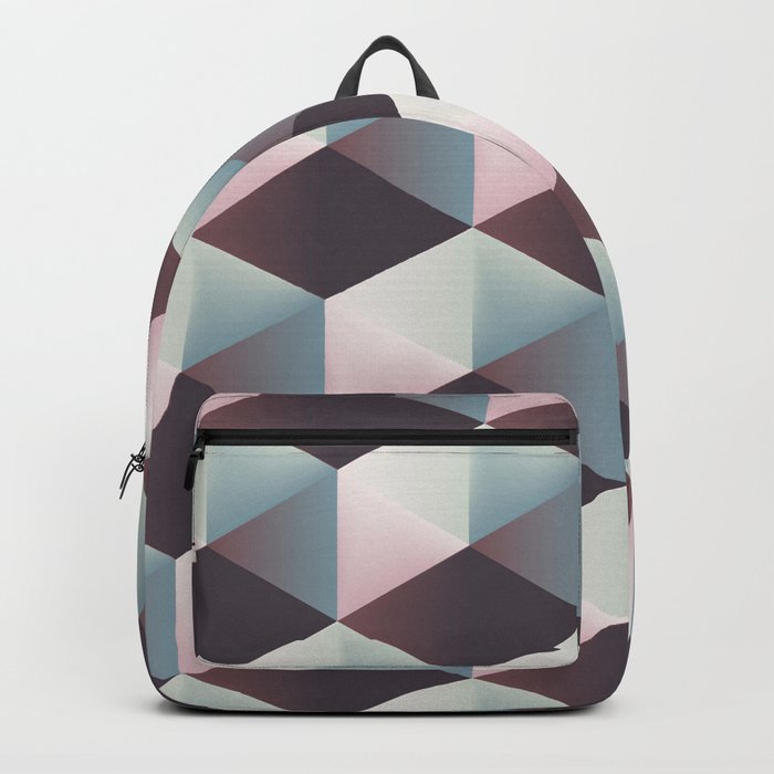 3D Hexagon Gradient Backpack