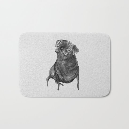 Le Carlin Noir Bath Mat