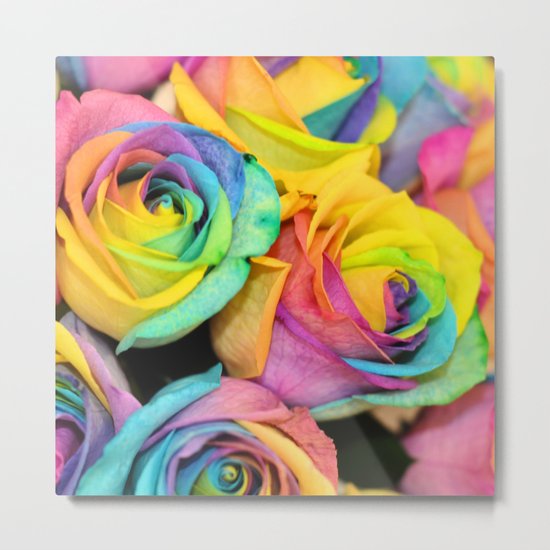 Rainbowlicious Metal Print