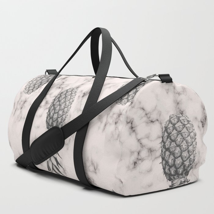 Marble Texture Seamless Pattern Pineapple 052 Duffle Bag