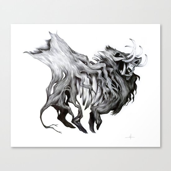 A Forest's Death Canvas Print