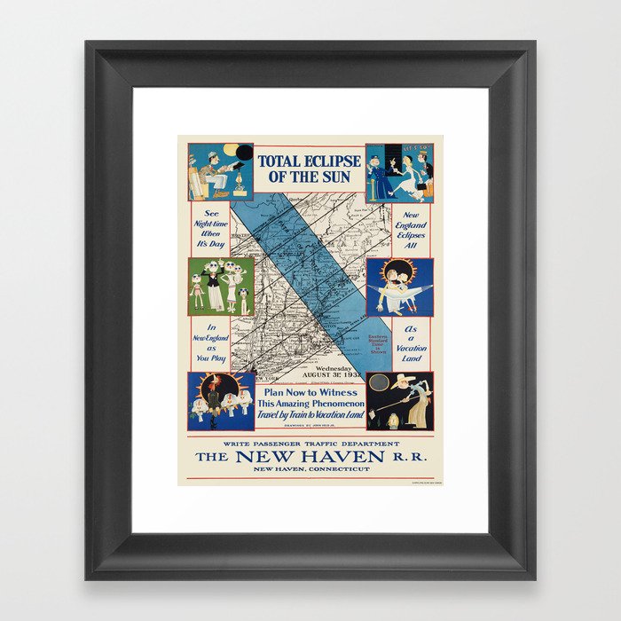 Vintage poster - New Haven Railroad Framed Art Print