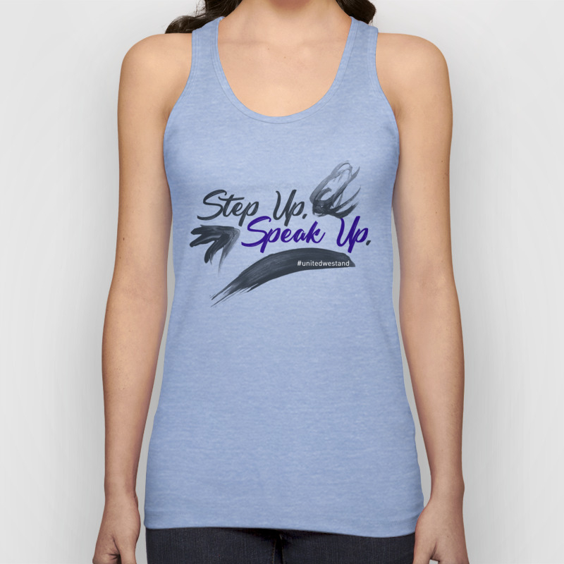 Step Up Speak Up United Unity Kneel Kneeling Unisex Tank Top By