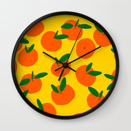 Tangerines Wall Clock