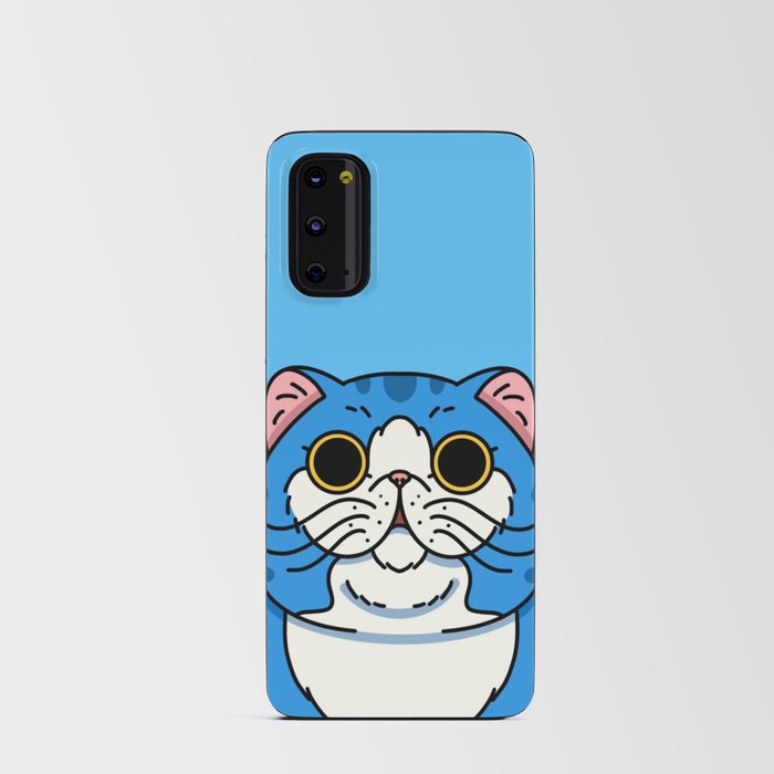 Crazy cat Android Card Case