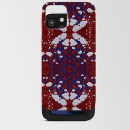 Red, White, and Blue Pattern iPhone Card Case