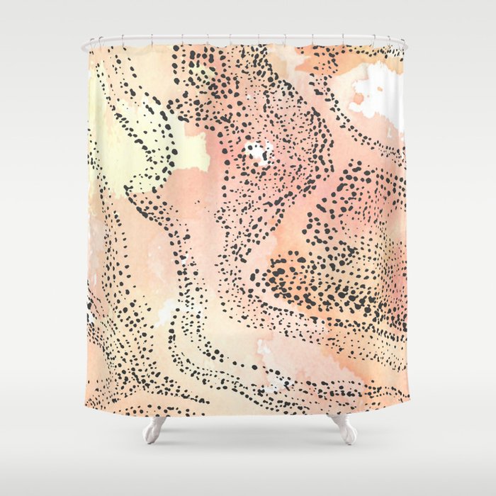 Abstract Landscape Shower Curtain
