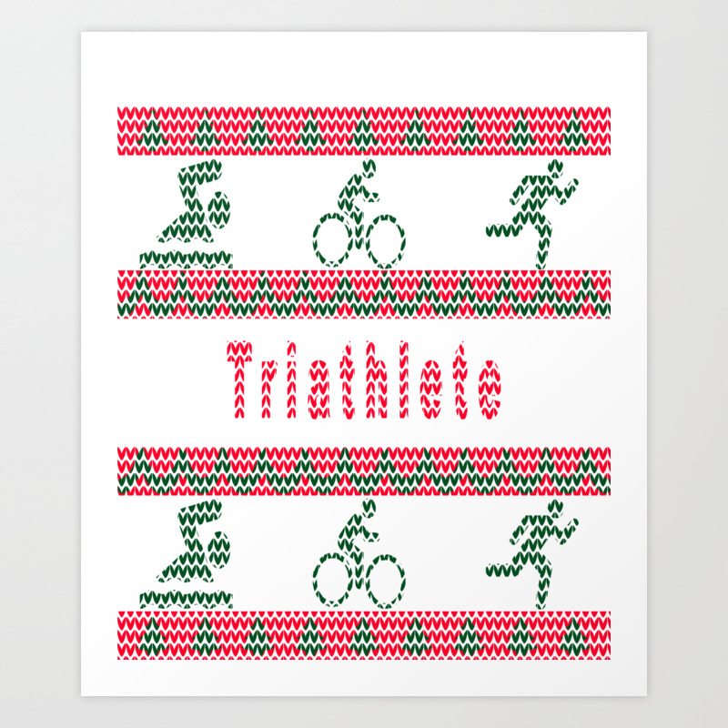 ironman triathlon christmas sweater
