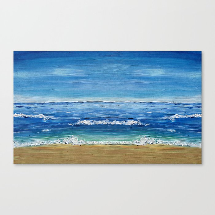 Acrylic Ocean Beach Canvas Print