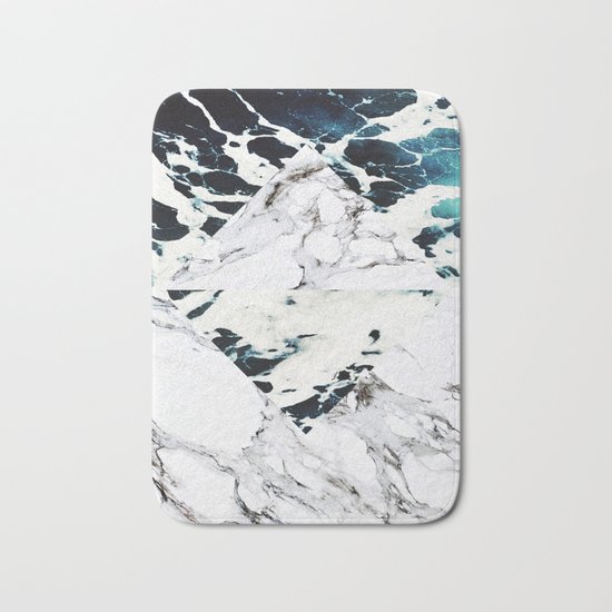 Ocean + Marble Bath Mat