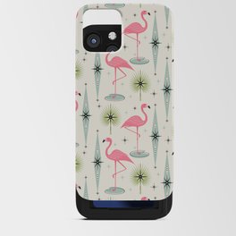 Atomic Flamingo Oasis - Larger Scale ©studioxtine iPhone Card Case
