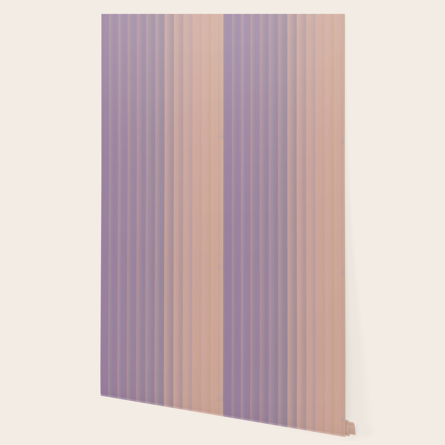 Lavender And Neutral Color Vertical Stripes Wallpaper By