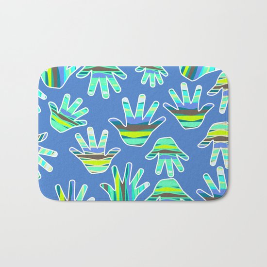 Marine gloves Bath Mat