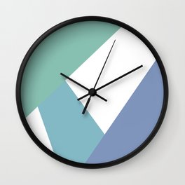 Colorful Spotlight Wall Clock | Lofty, Purple, Elegant, Pastel, Drawing, Lineart, Groovy, Colorful, Move, Graphicdesign 