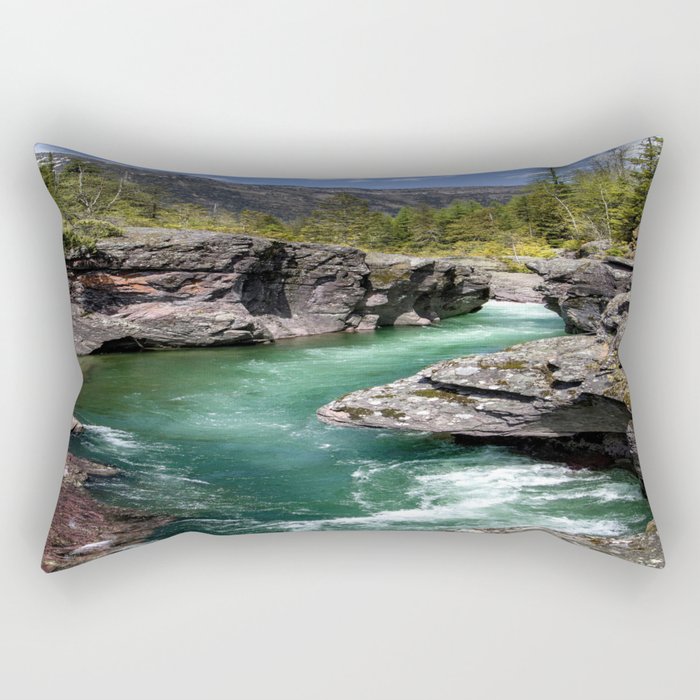 A River Runs Through It Rectangular Pillow