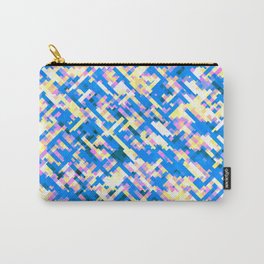 Sapphire labyrinth, small colored tiles arranged in mosaic Carry-All Pouch