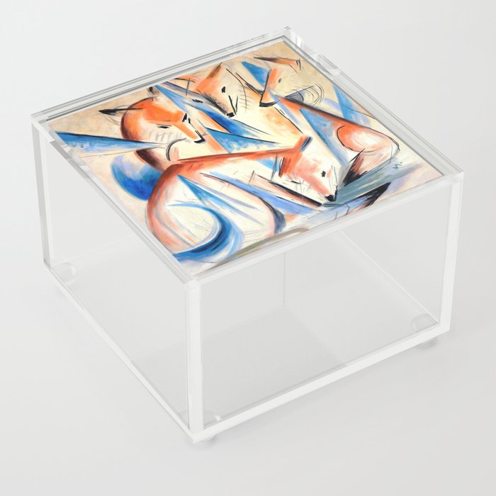 Franz Marc "Four foxes" Acrylic Box