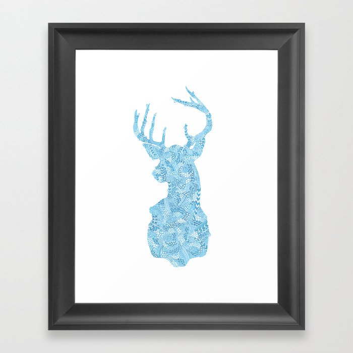 Hello, Deer Framed Art Print